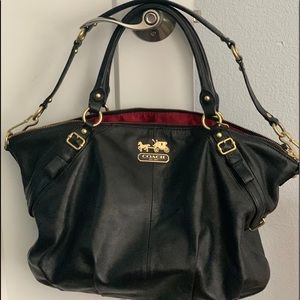 Coach Black Leather Handbag